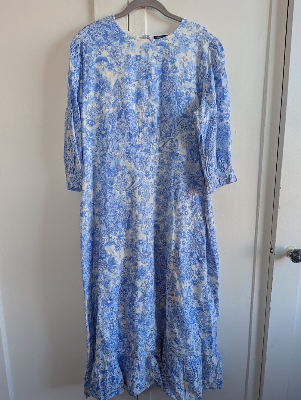 NWT Nobody's Child Eyelet Midi Dress - UK 18